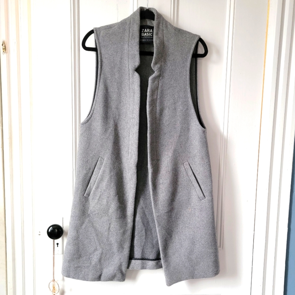 Zara vest jacket xs